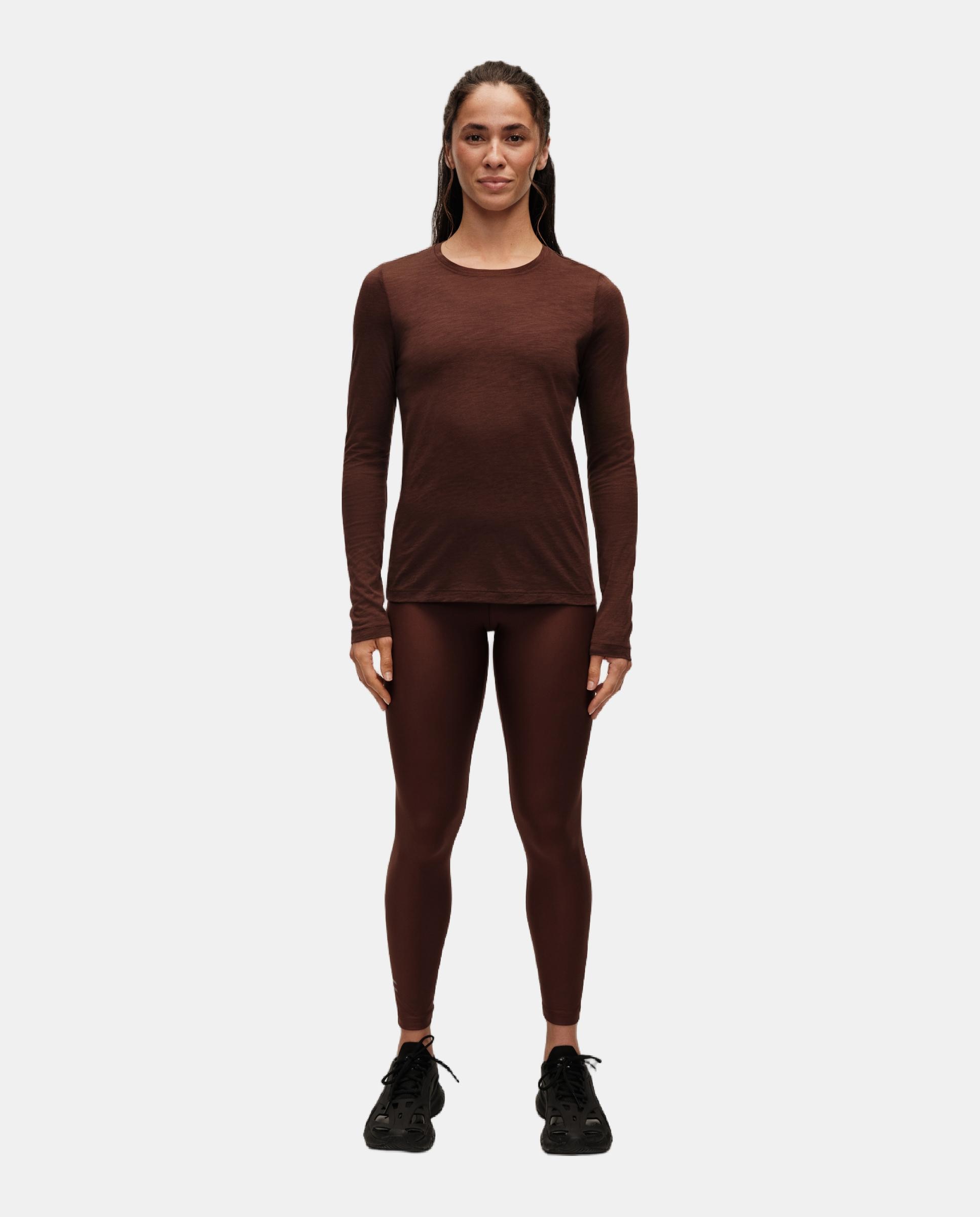 Mallas de Yoga y Pilates de Mujer Casall Graphic High Waist Tights CASALL - Marrón oscuro Marrón oscuro-6