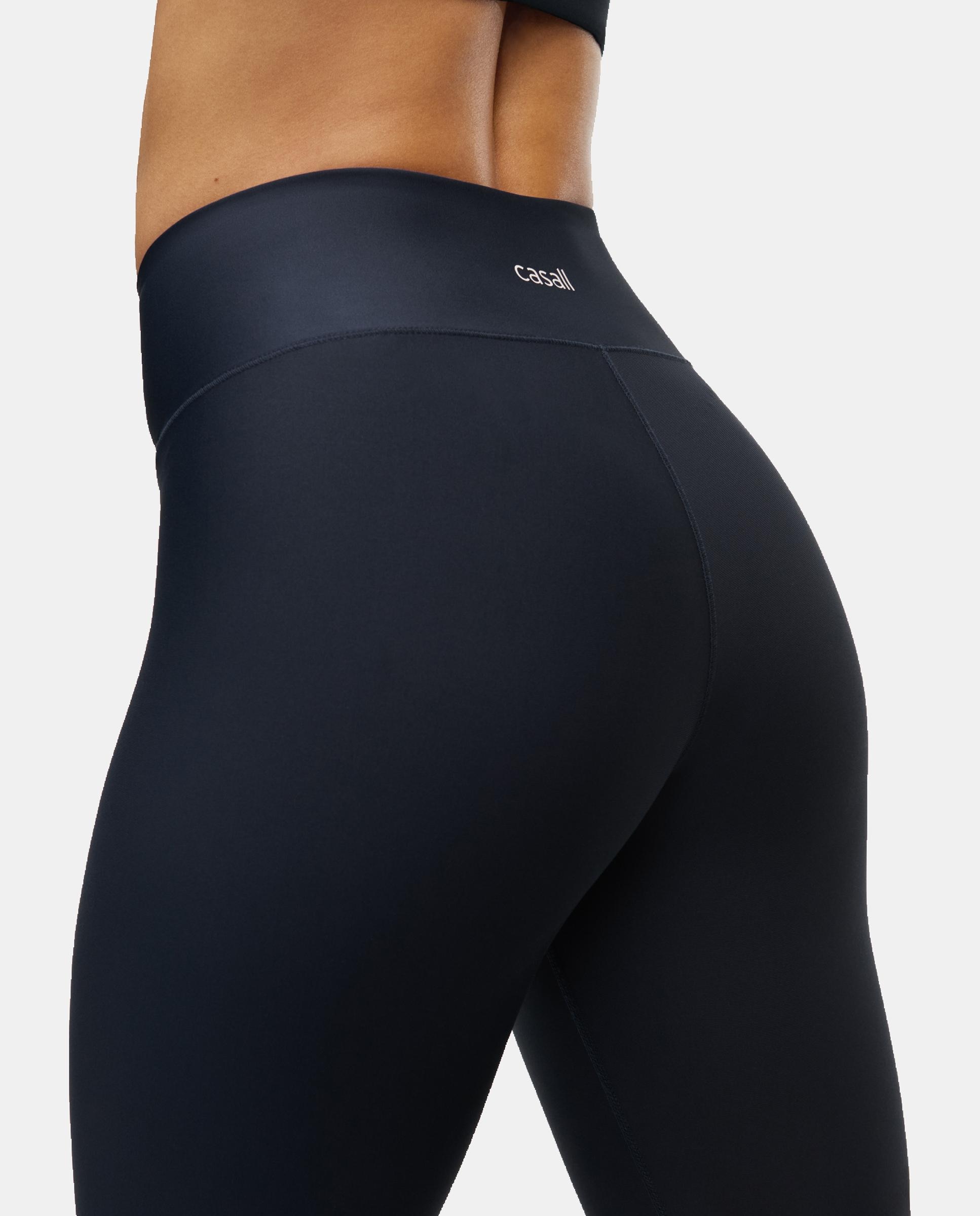 Mallas de Yoga y Pilates de Mujer Casall Overlap High Waist Tights CASALL - Azul oscuro Azul oscuro-4