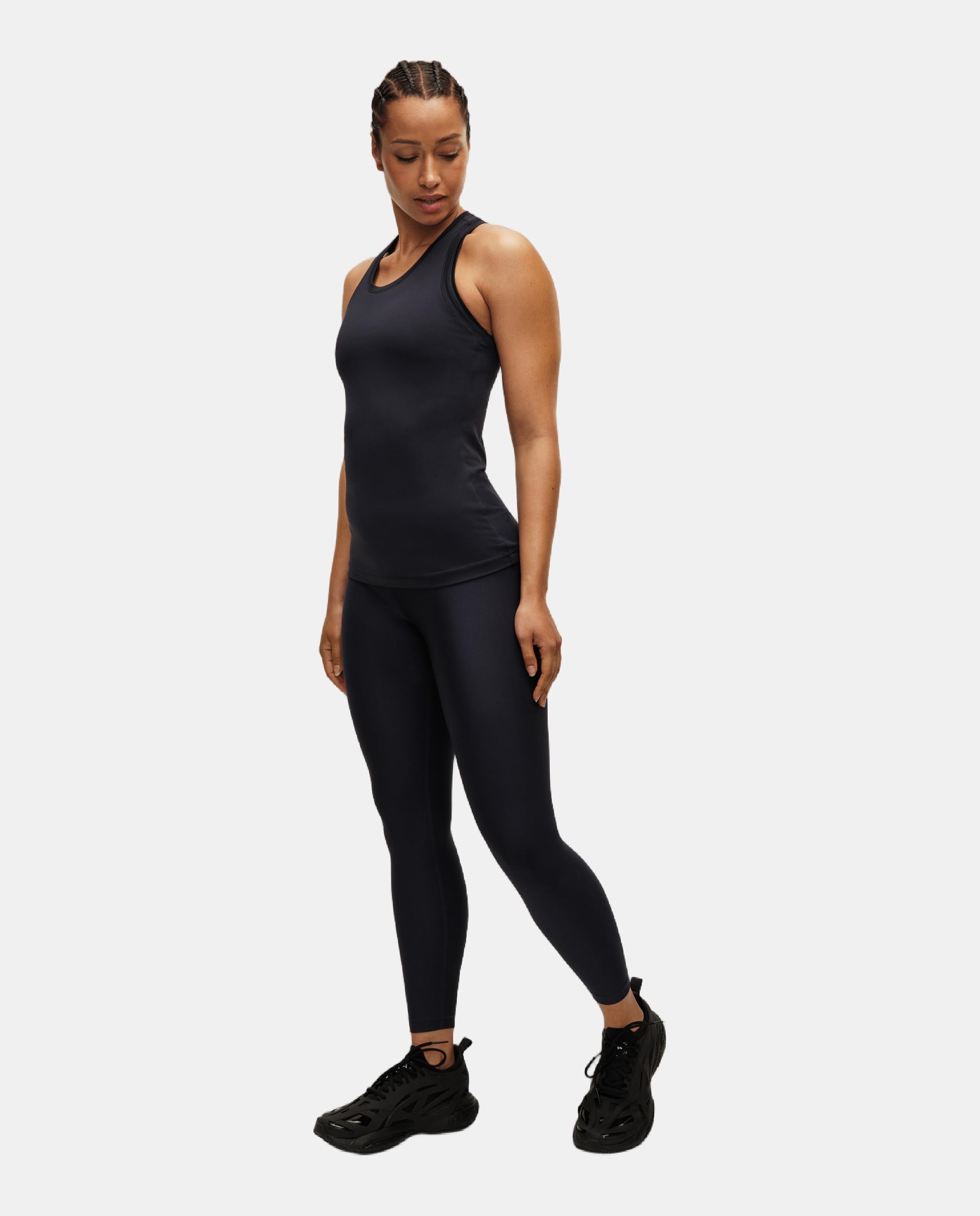 Mallas de Yoga y Pilates de Mujer Casall Overlap High Waist Tights CASALL - Azul oscuro Azul oscuro-5