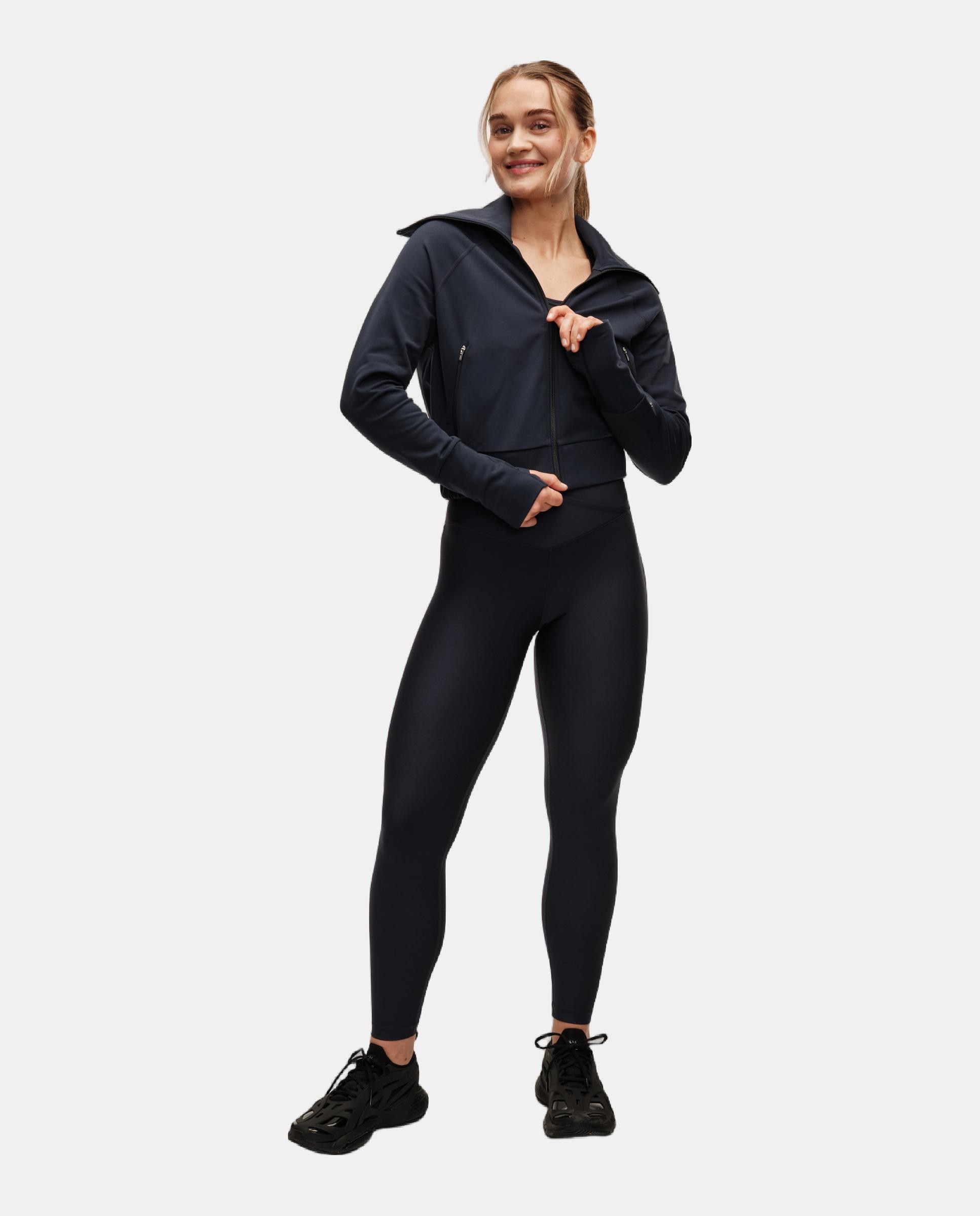 Mallas de Yoga y Pilates de Mujer Casall Overlap High Waist Tights CASALL - Azul oscuro Azul oscuro-7