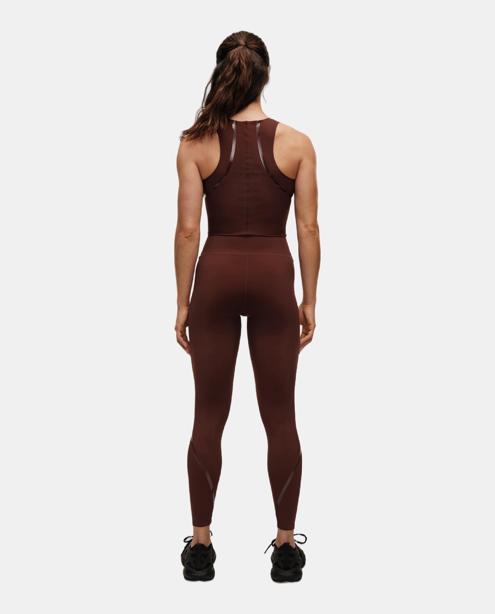 Mallas de Yoga y Pilates de Mujer Casall Sculpture 3.0 High Waist Tights CASALL - Marrón oscuro Marrón oscuro-2