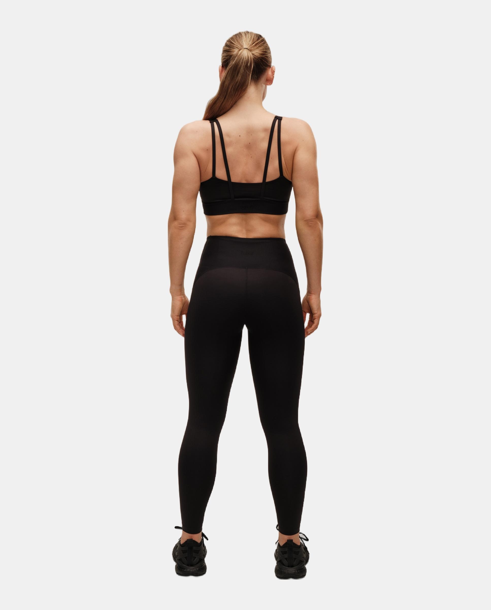 Mallas de Yoga y Pilates de Mujer Casall Brace Rib High Waist Tights CASALL - Negro Negro-2