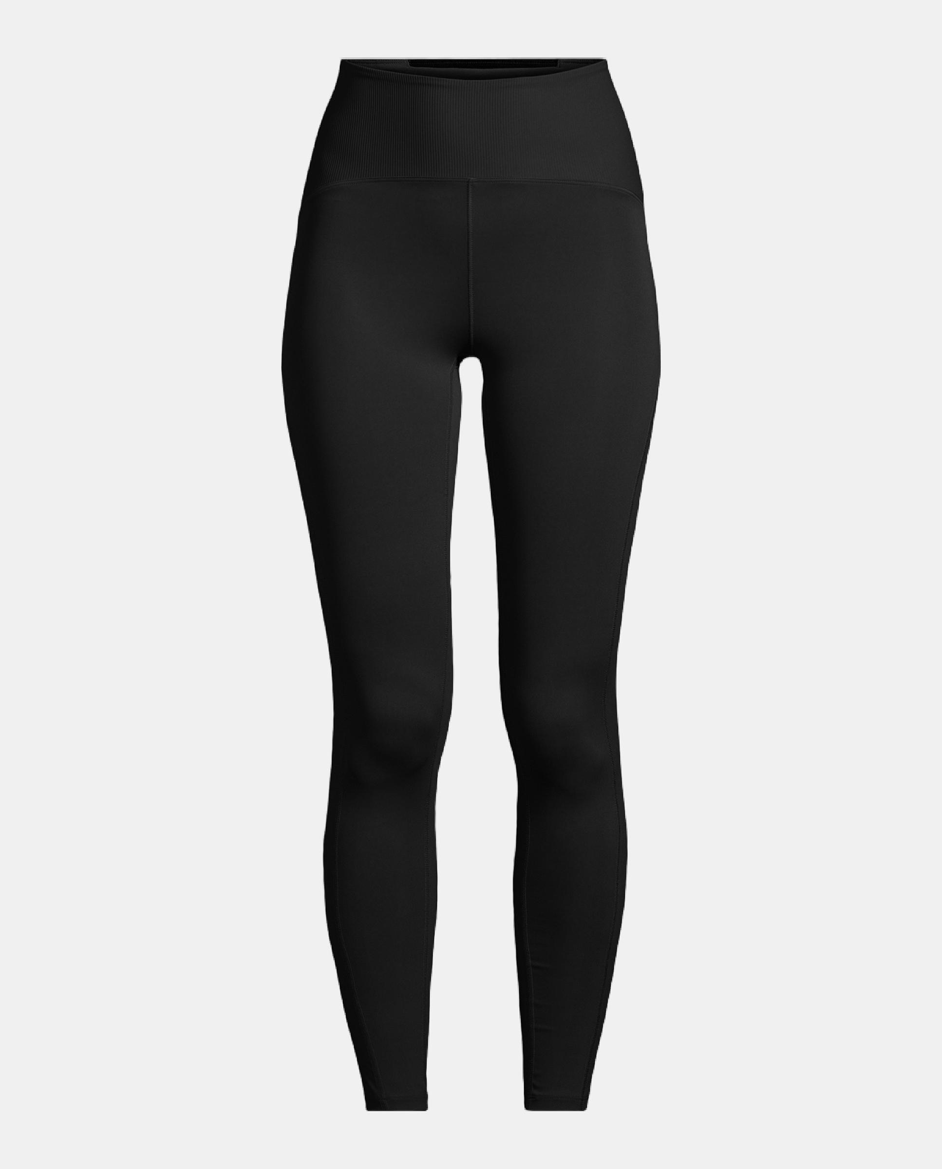 Mallas de Yoga y Pilates de Mujer Casall Brace Rib High Waist Tights CASALL - Negro Negro-3
