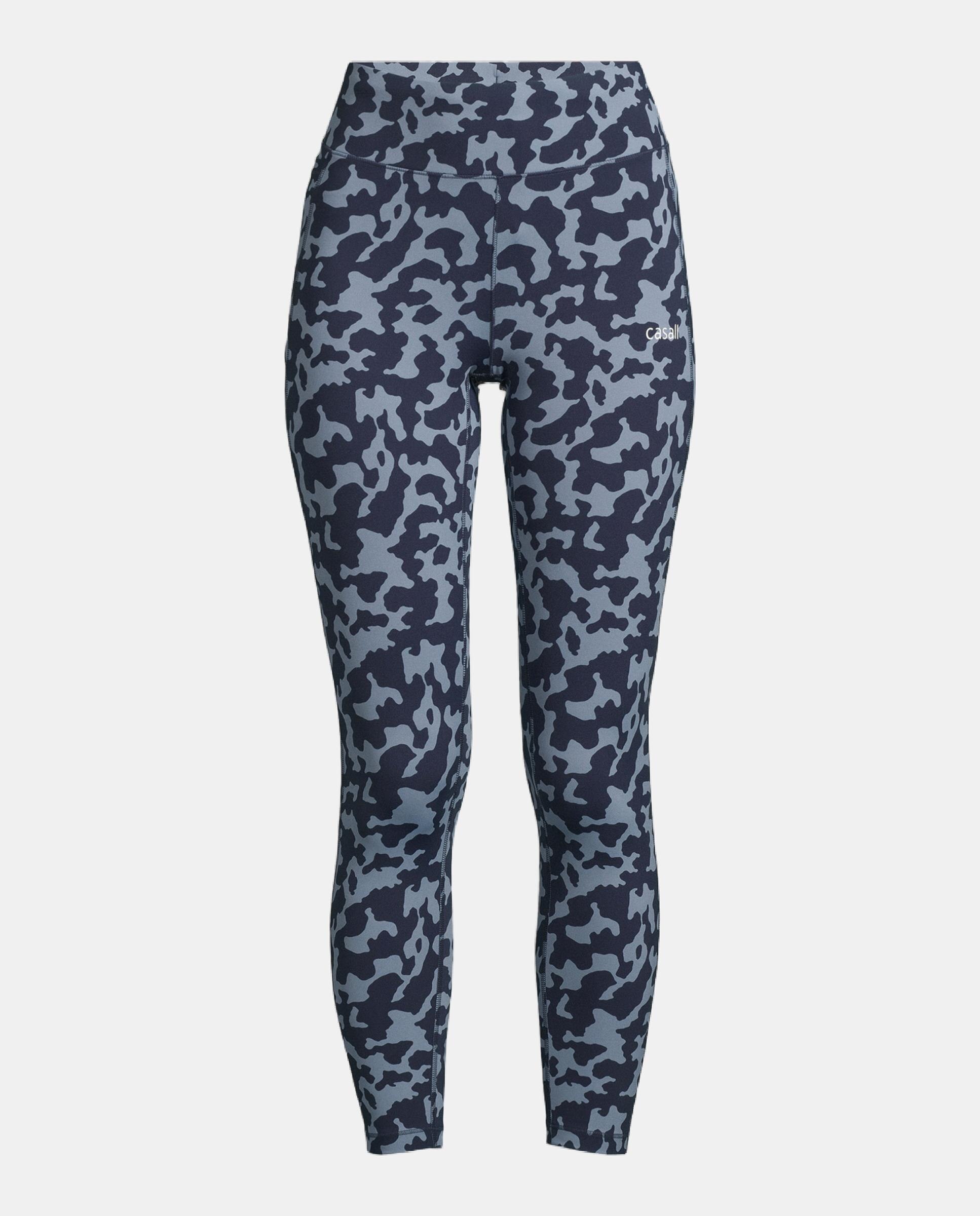 Mallas de Yoga y Pilates de Mujer Casall Essential Printed Tights CASALL - Estampado / Azul Estampado / Azul-3