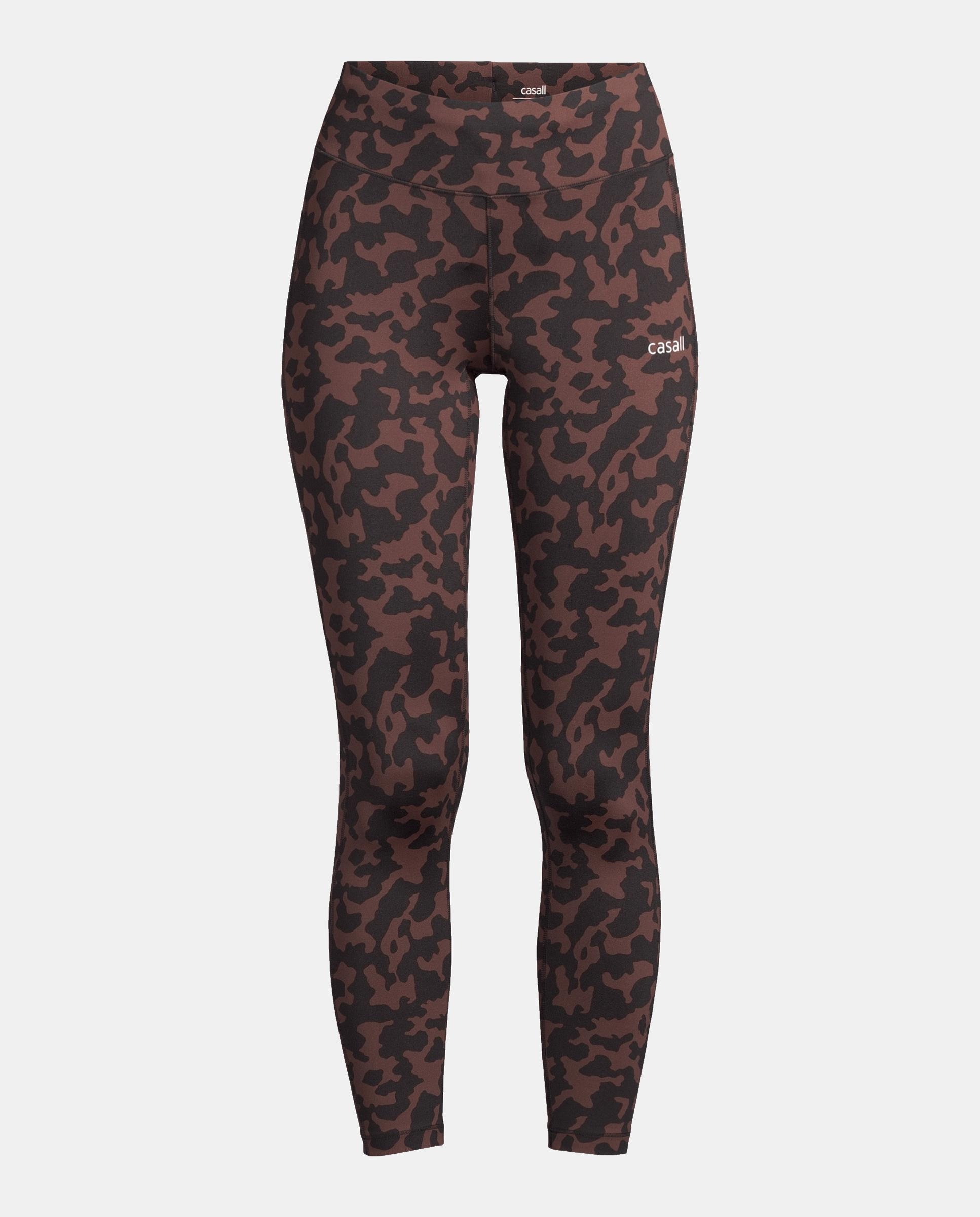 Leggings de Mulher Essential Printed Tights Castanho-7
