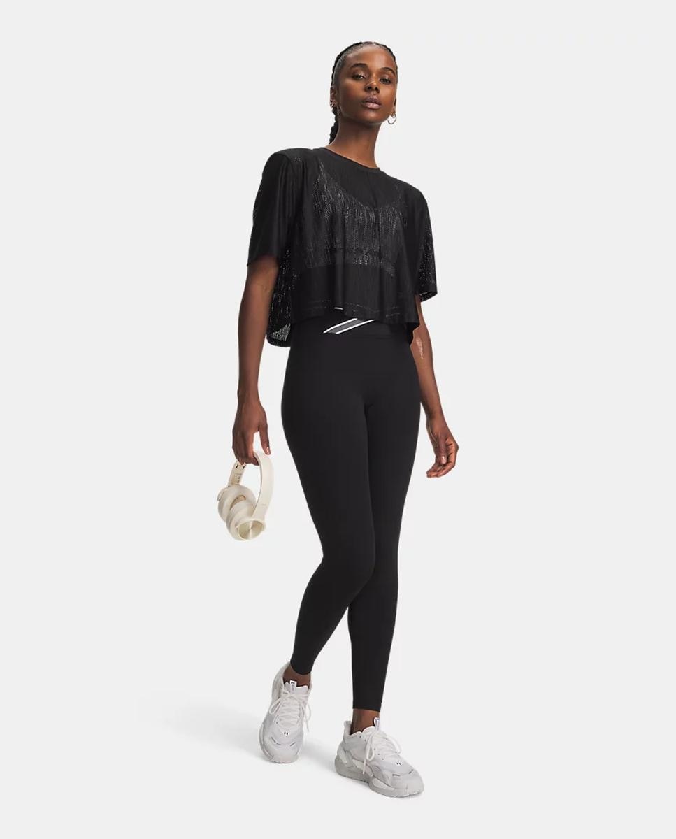Leggings de Mulher Motion Sport Tape Legging Preto-3