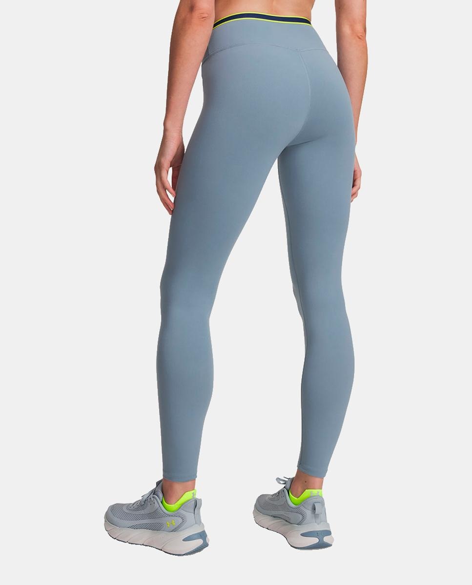 Leggings de Mulher Motion Sport Tape Legging Azul / Cinzento-2
