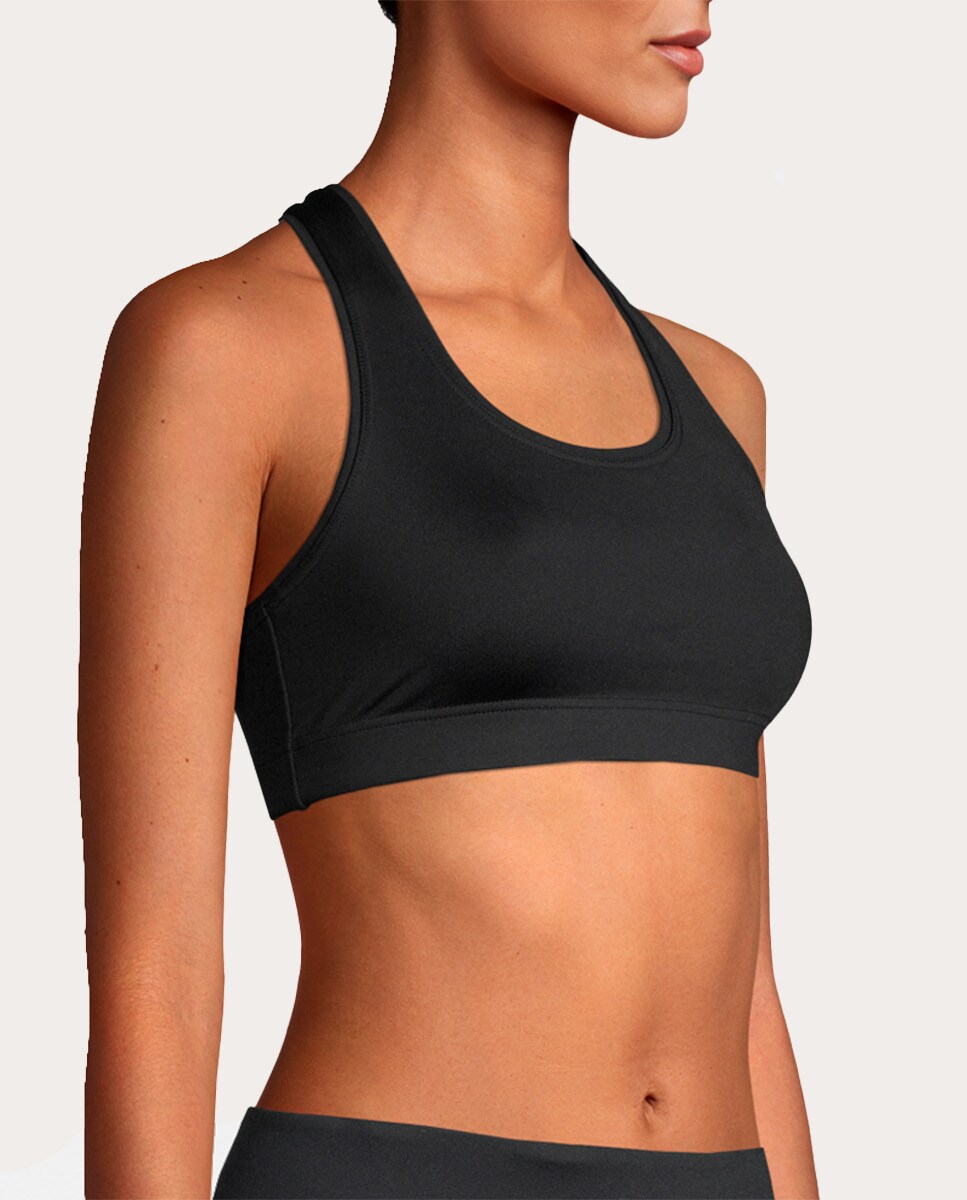 Top de mulher Iconic Sports Casall Preto-5