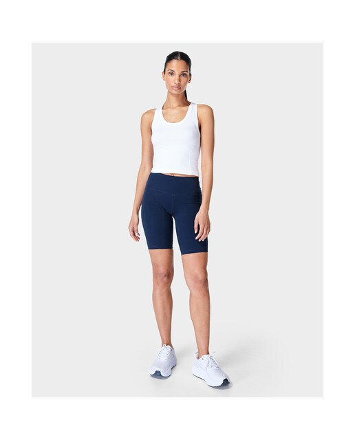 T-shirt de Mulher Athlete Crop Branco-1