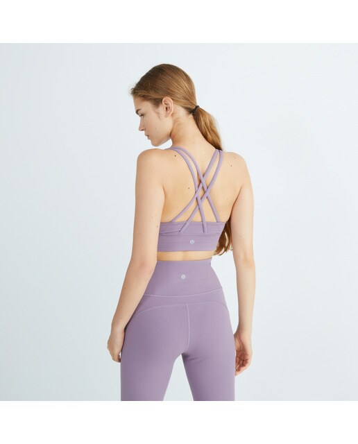 Top de Mulher Energy Longline Bra Roxo-3