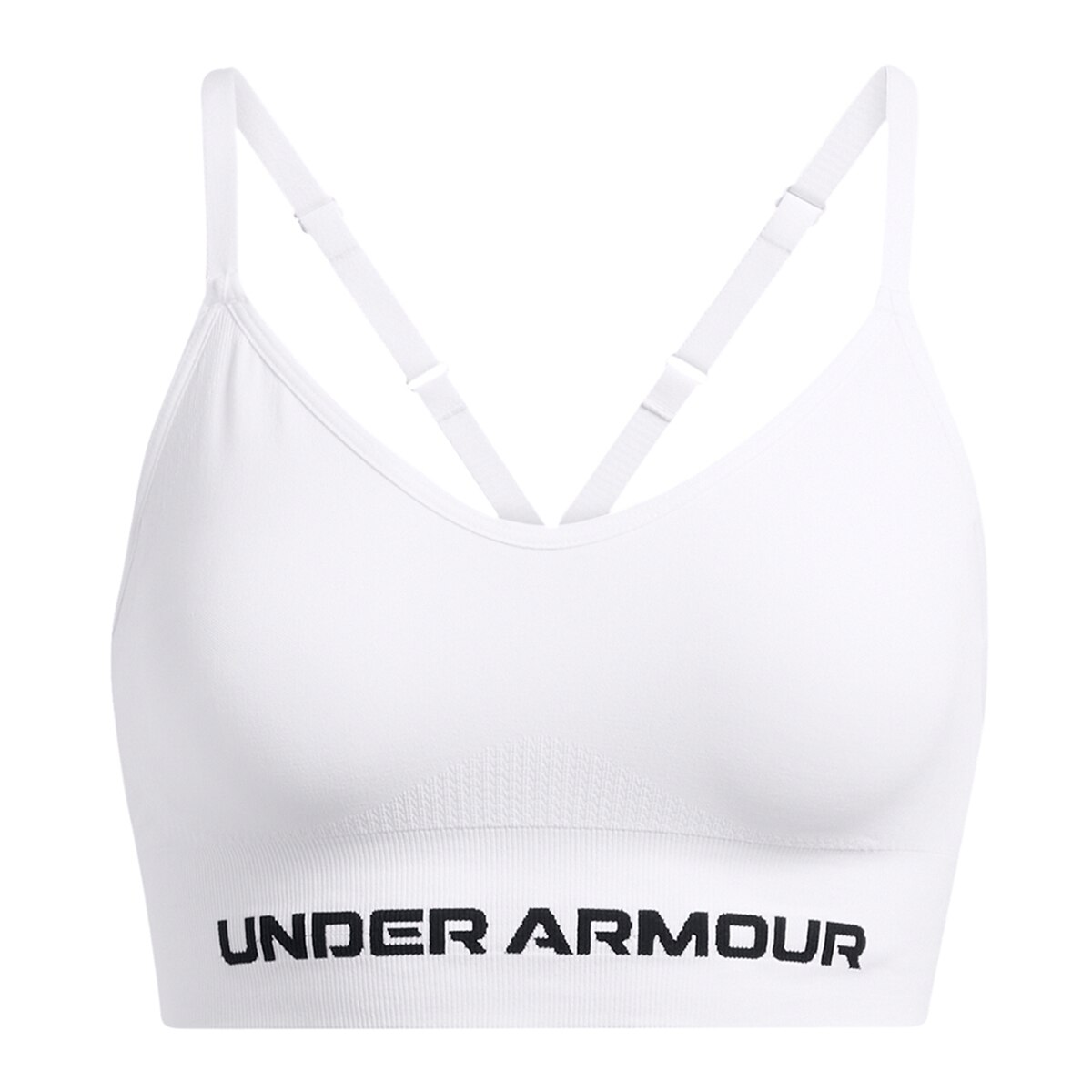 Top de Mulher Vanish Seamless Low Bra-Wht Branco-6