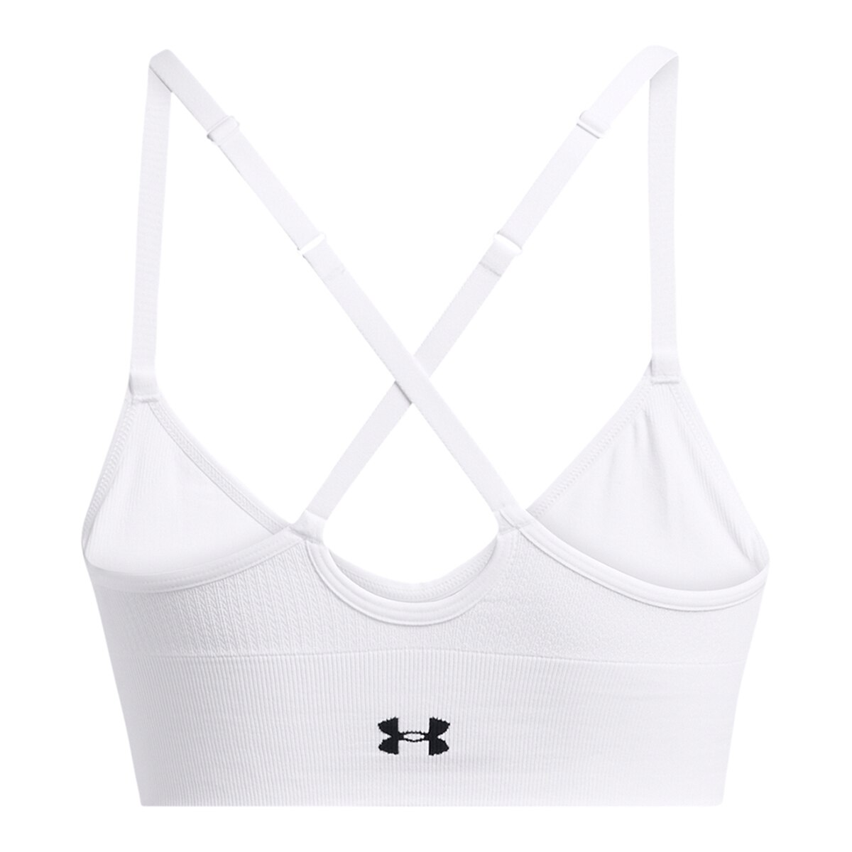Top de Mulher Vanish Seamless Low Bra-Wht Branco-7