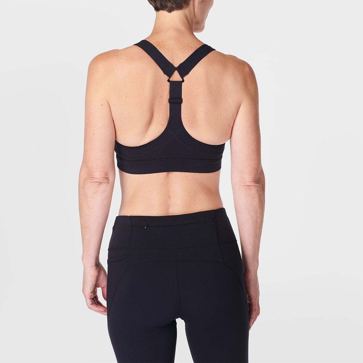 Top de Mulher Power Medium Support Sports Bra Preto-2