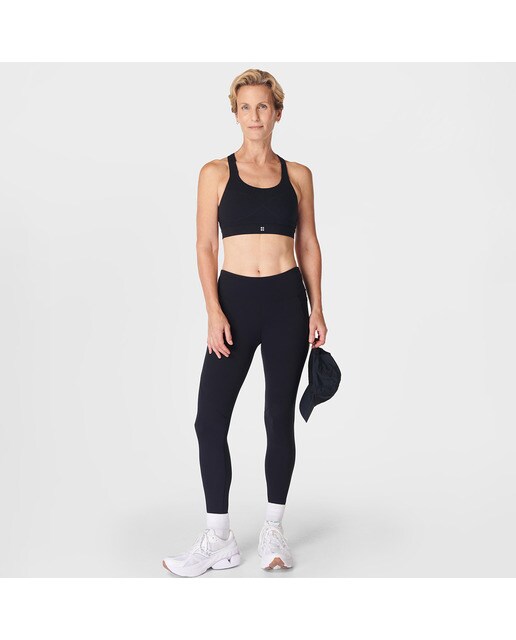 Top de Mulher Power Medium Support Sports Bra Preto-5