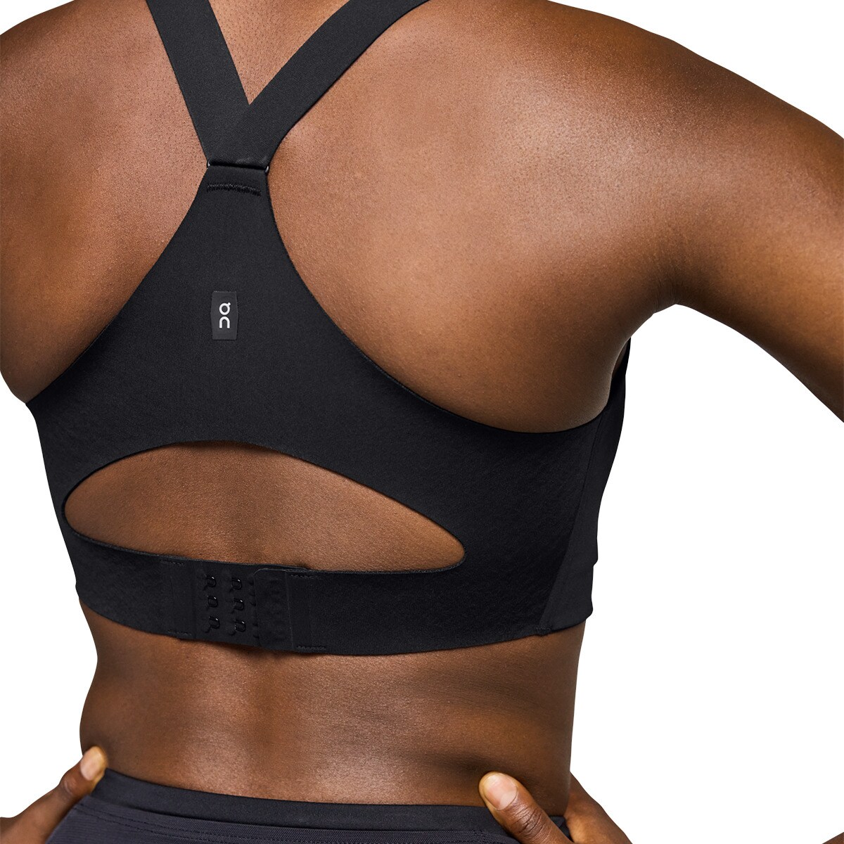 Top de mujer Endurance Bra On - Negro / Azul Negro / Azul-2