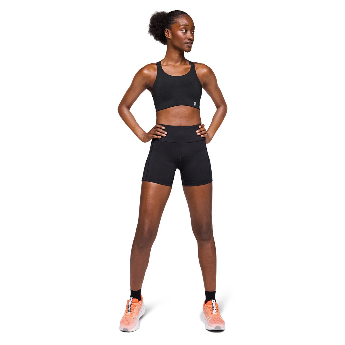 Top de mujer Endurance Bra On - Negro / Azul Negro / Azul-3