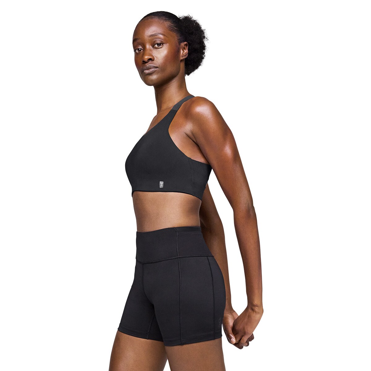 Top de mujer Endurance Bra On - Negro / Azul Negro / Azul-4