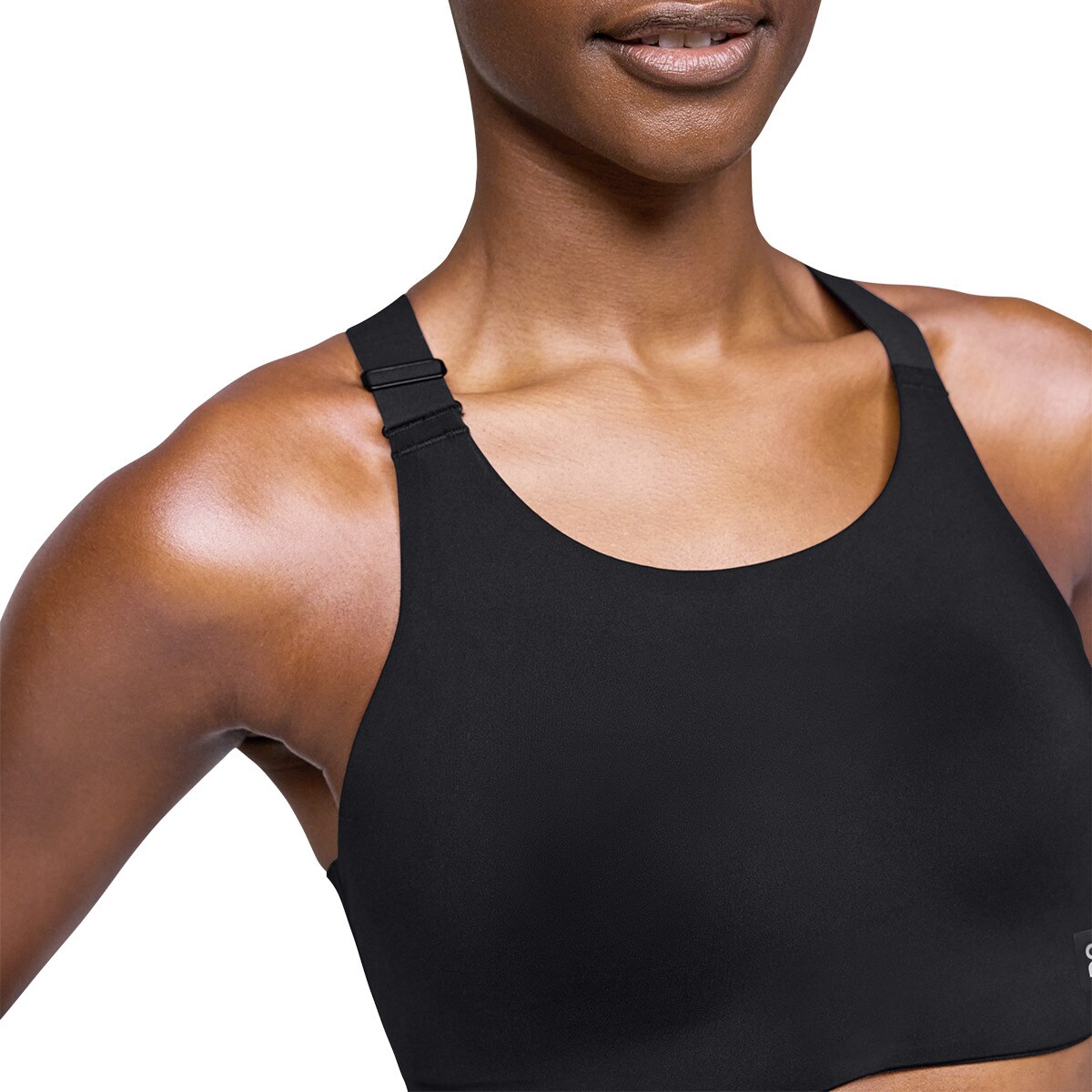 Top de mujer Endurance Bra On - Negro / Azul Negro / Azul-5