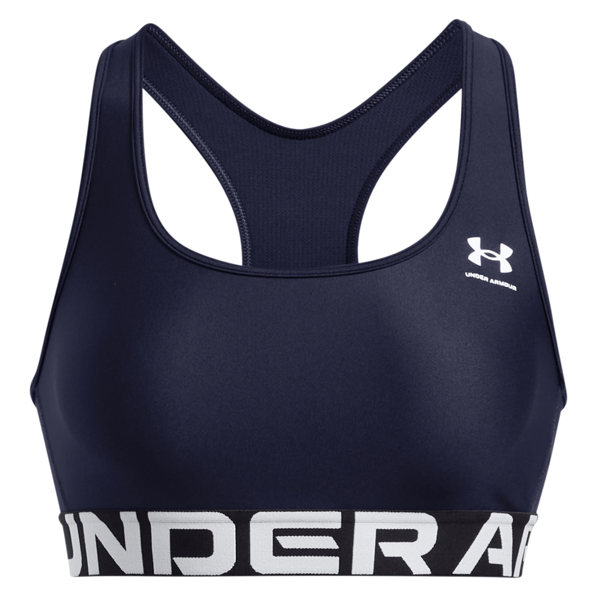 Top de Mulher UA HG Mid Branded Azul-6
