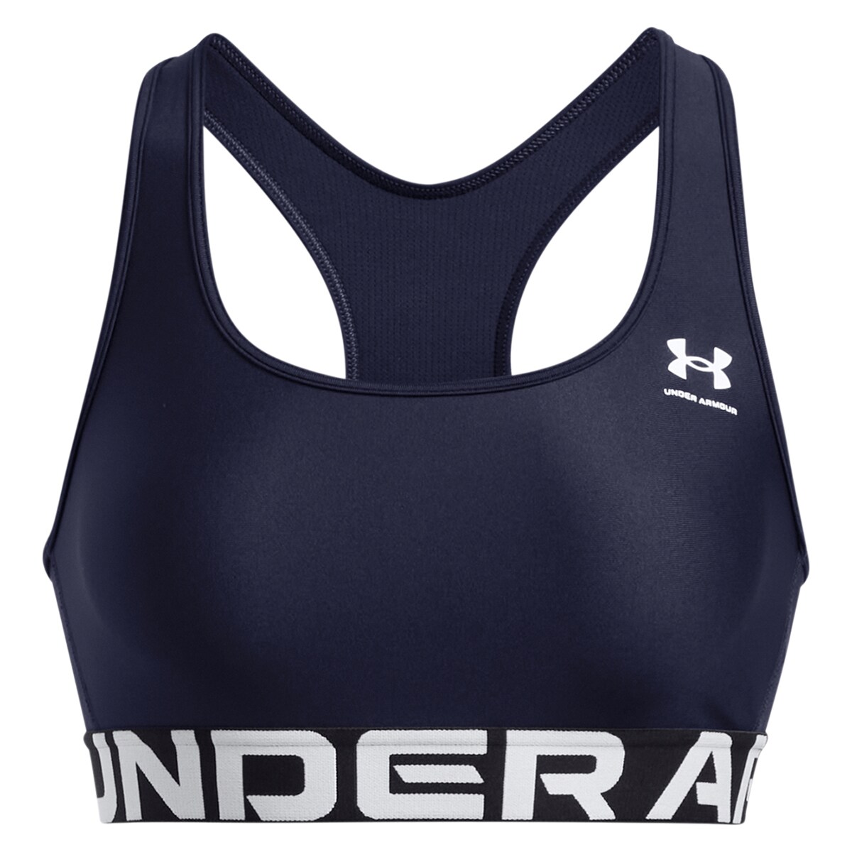 Top de Mulher UA HG Mid Branded Azul-6