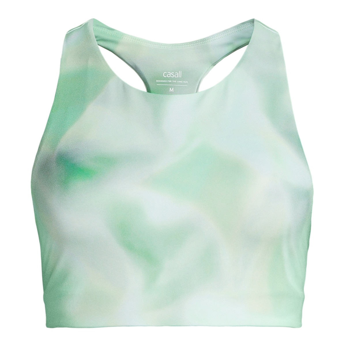 Top de Mulher Tie Back Sports Top Verde / Amarelo-1