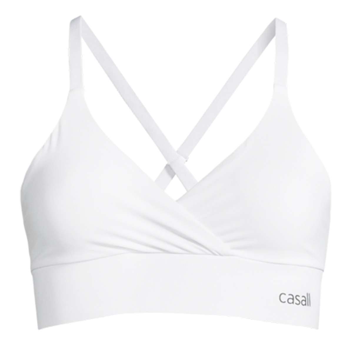 Top Desportivo de Mulher Wrap Sports Bra Branco-5