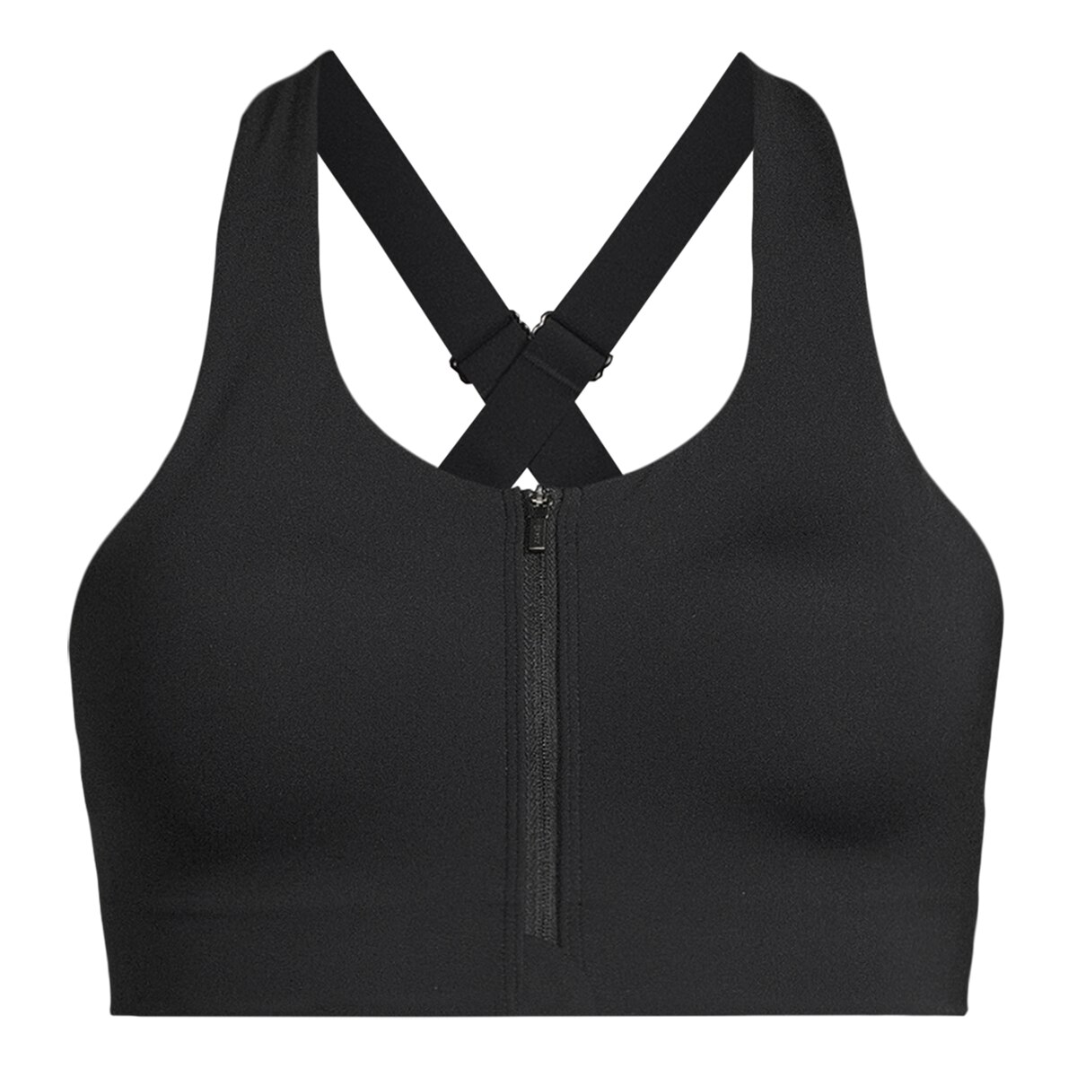 Top de Mulher Impact Zip Sport Preto-4
