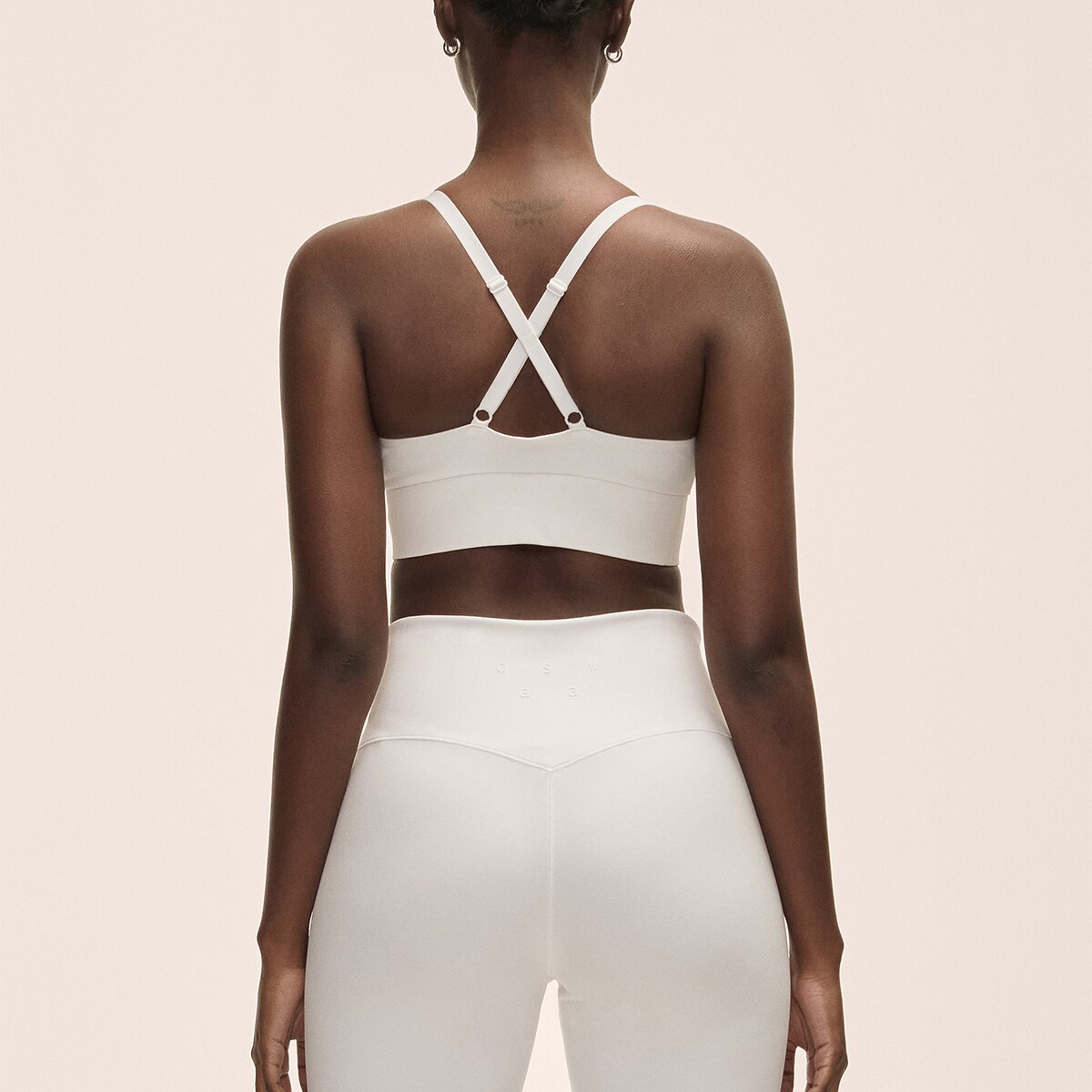 Top Desportivo de Mulher Wrap Sports Bra Branco-2