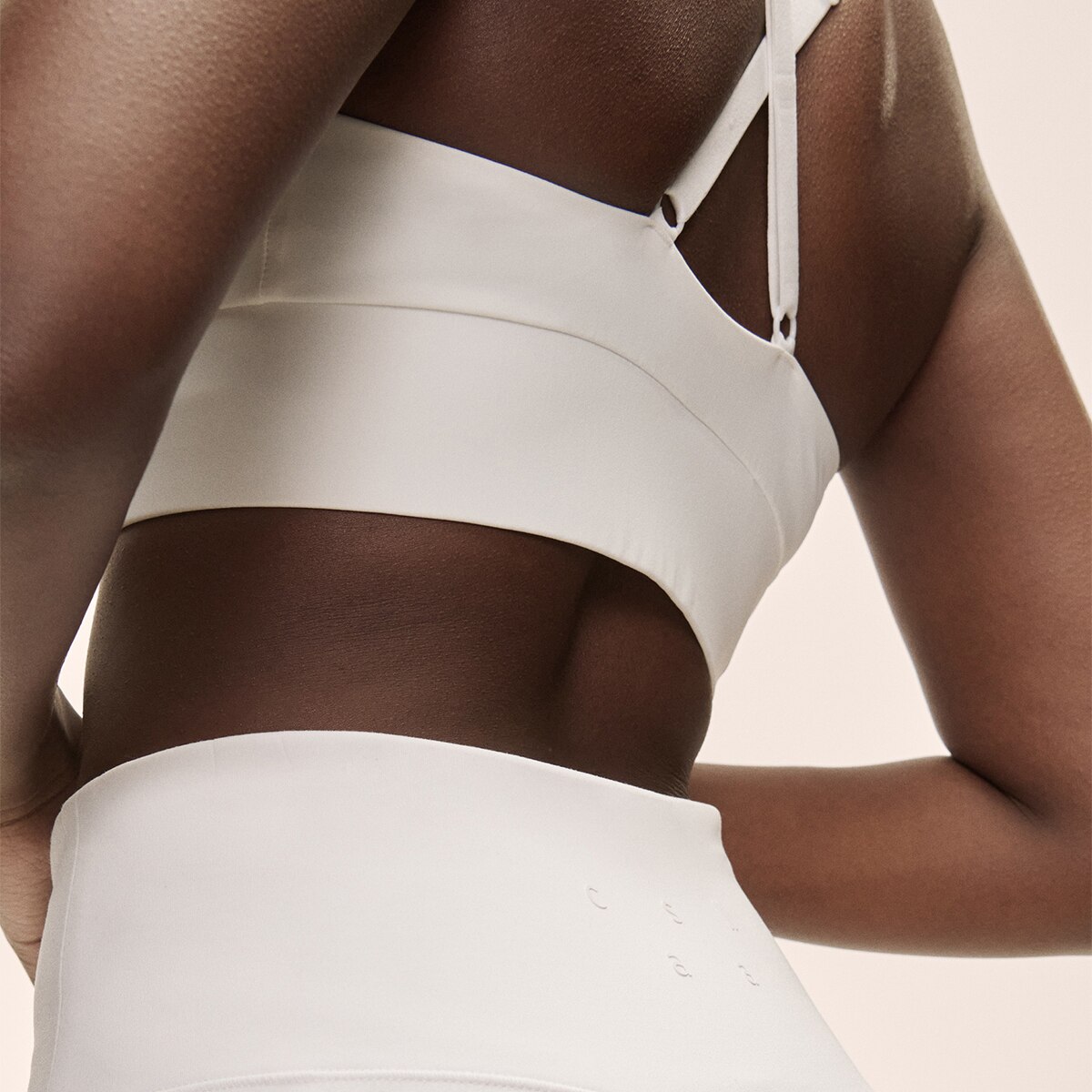 Top Desportivo de Mulher Wrap Sports Bra Branco-4