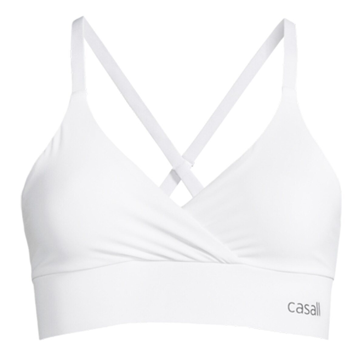 Top Desportivo de Mulher Wrap Sports Bra Branco-5