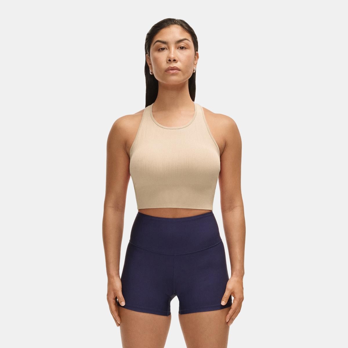 Imagem 0 de Tops de Mulher Multi Rib Seamless Padded Sports Top