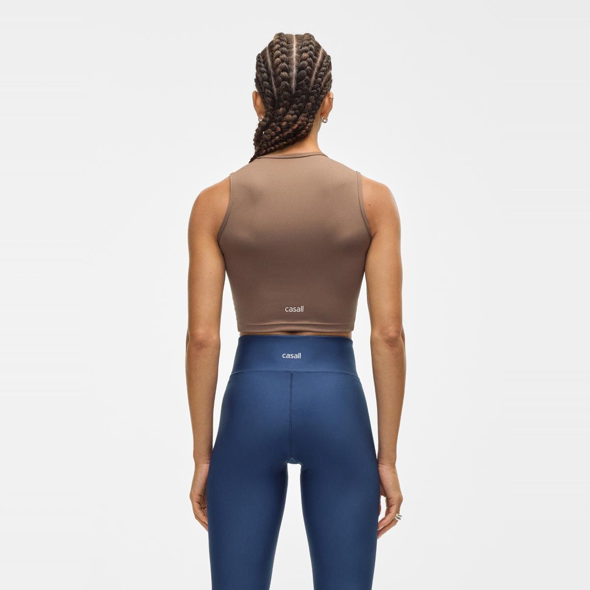 Tops de Mulher Edge Crop Top Verde-2