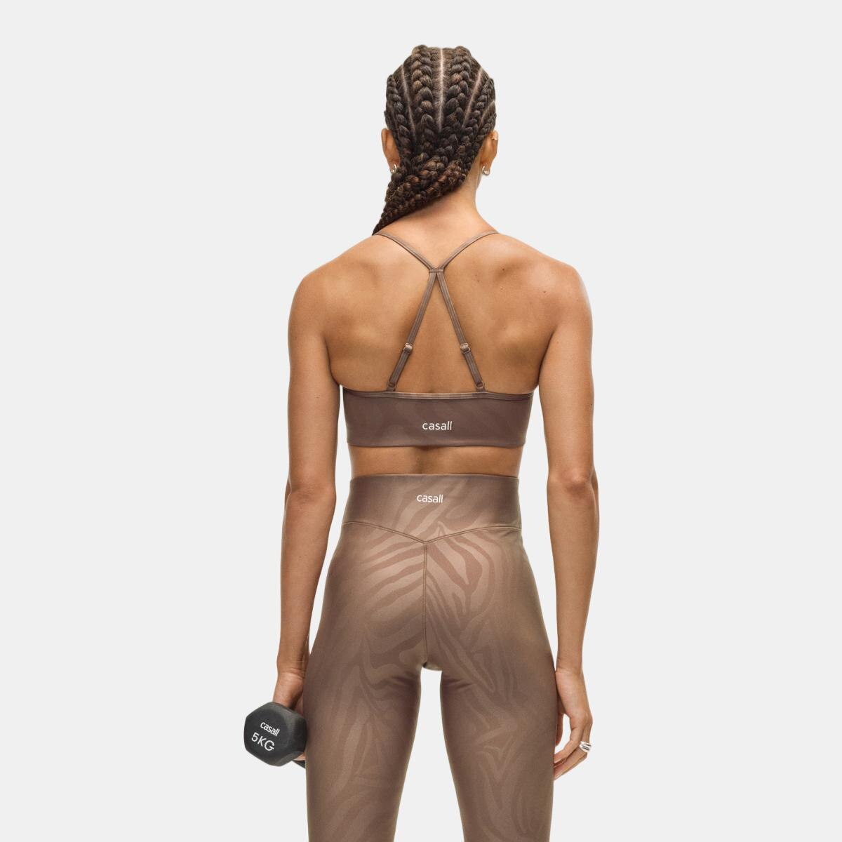 Soutiens de Mulher Sleek Strappy Sports Bra Printed Multicolor-2