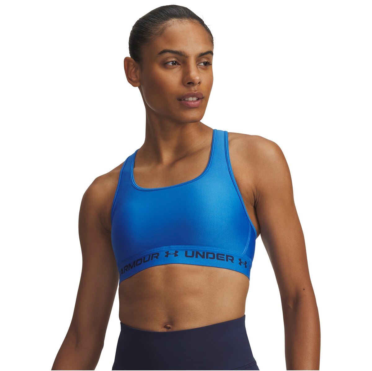 Top de Mulher Crossback Mid Bra Azul-1