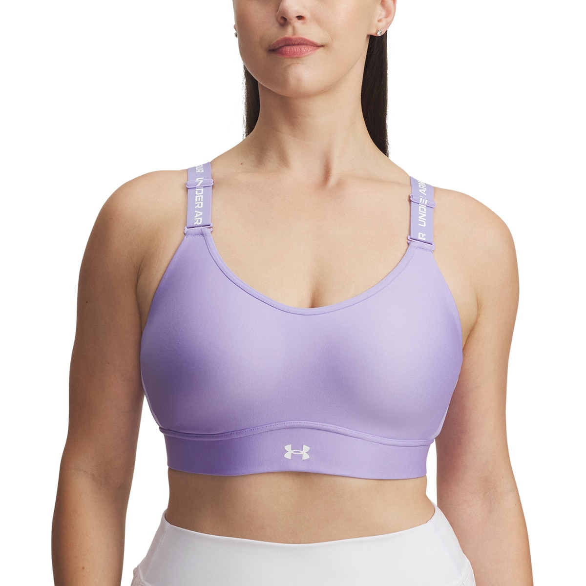 Top de Mulher UA Infinity Mid 2.0 Bra Lilás-3