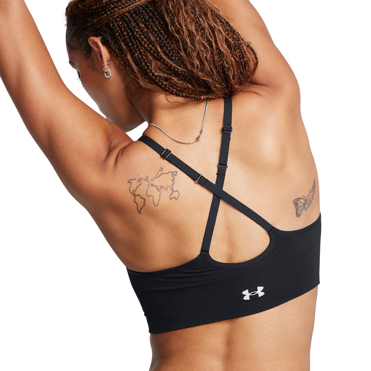 Top de Mulher Vanish Seamless Low Bra Preto-2