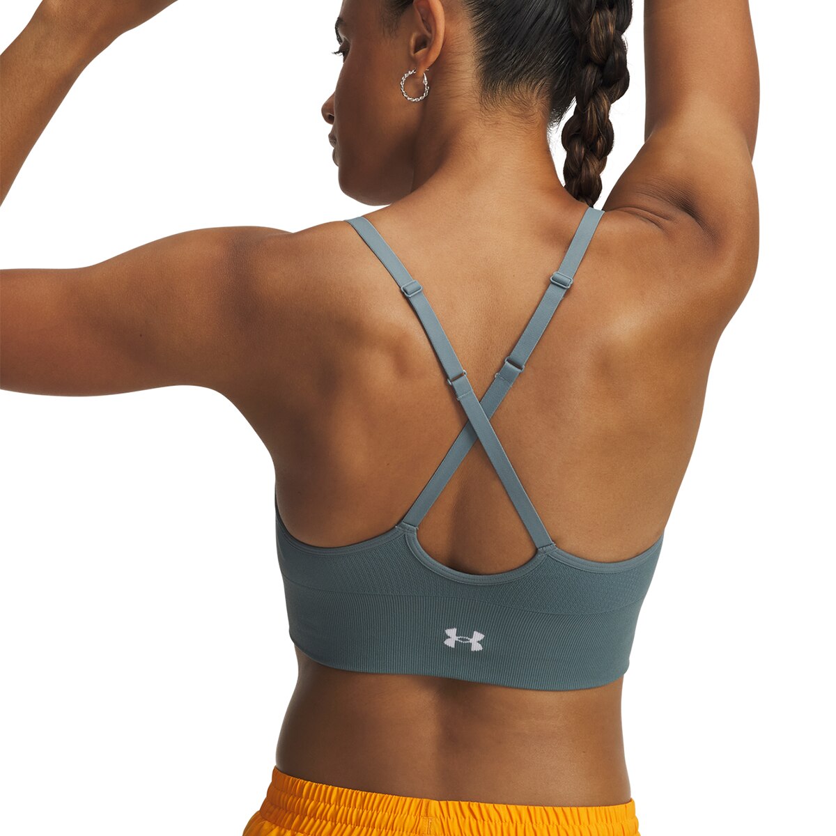 Top de Mulher Vanish Seamless Low Bra Azul-2