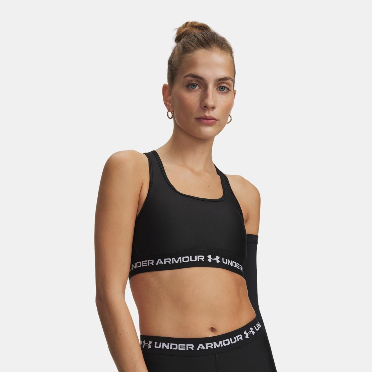 Soutiens de Mulher Training Crossback Mid Bra Preto-1
