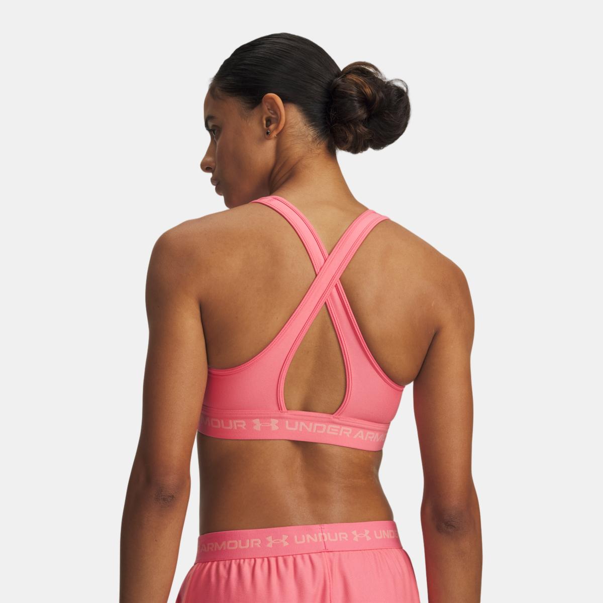 Soutiens de Mulher Training Crossback Mid Bra Rosa-2