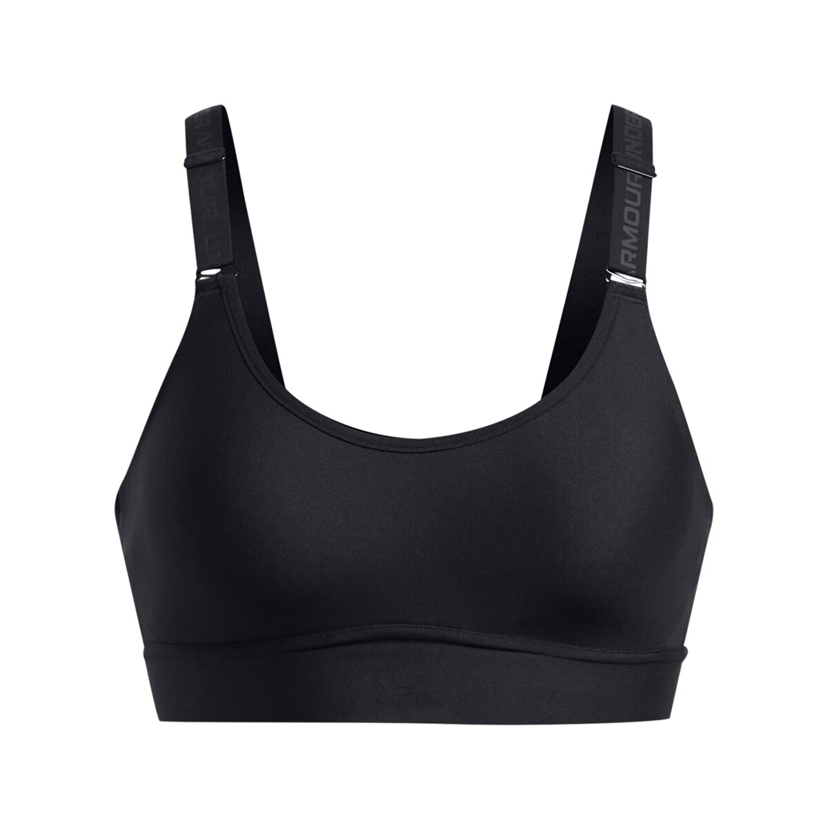 Top de Training de Mulher UA Infinity Mid 2.0 Bra Preto-14