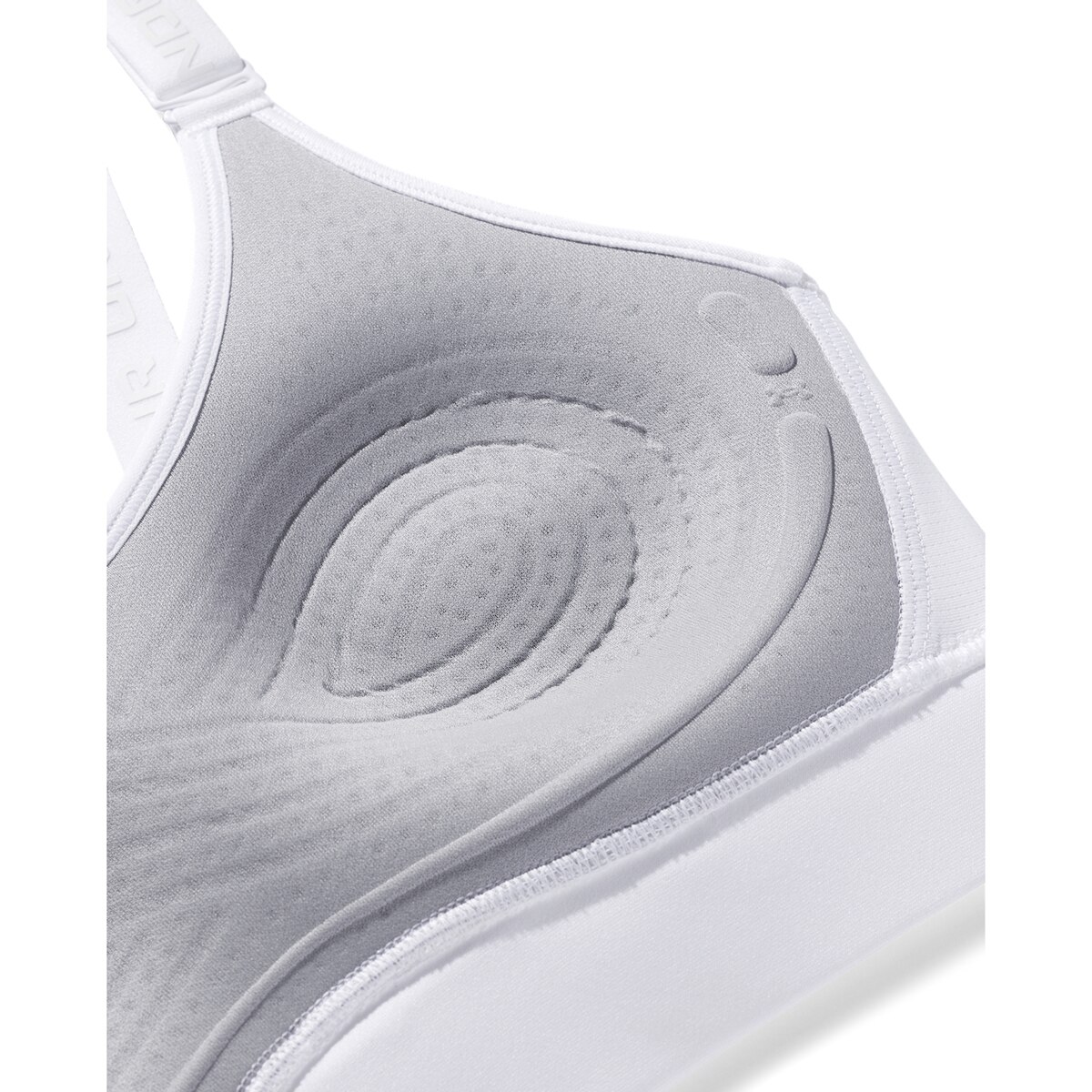 Top de Training de Mulher UA Infinity Mid 2.0 Bra Branco-9