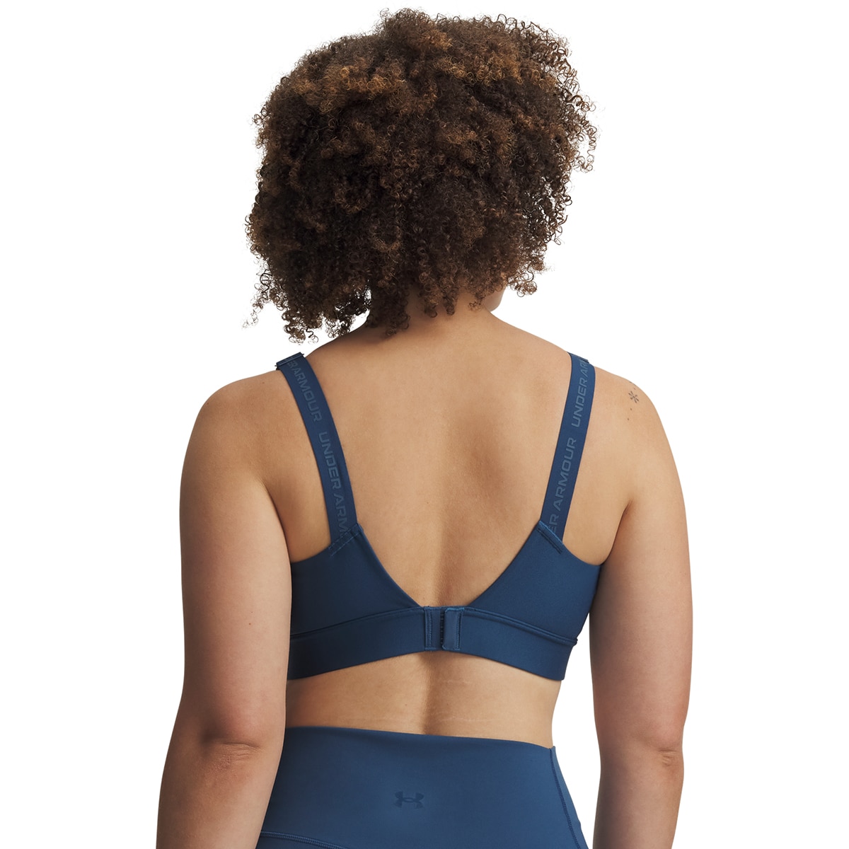 Soutiens de Mulher Training UA Infinity Mid 2.0 Bra Azul-escuro-3
