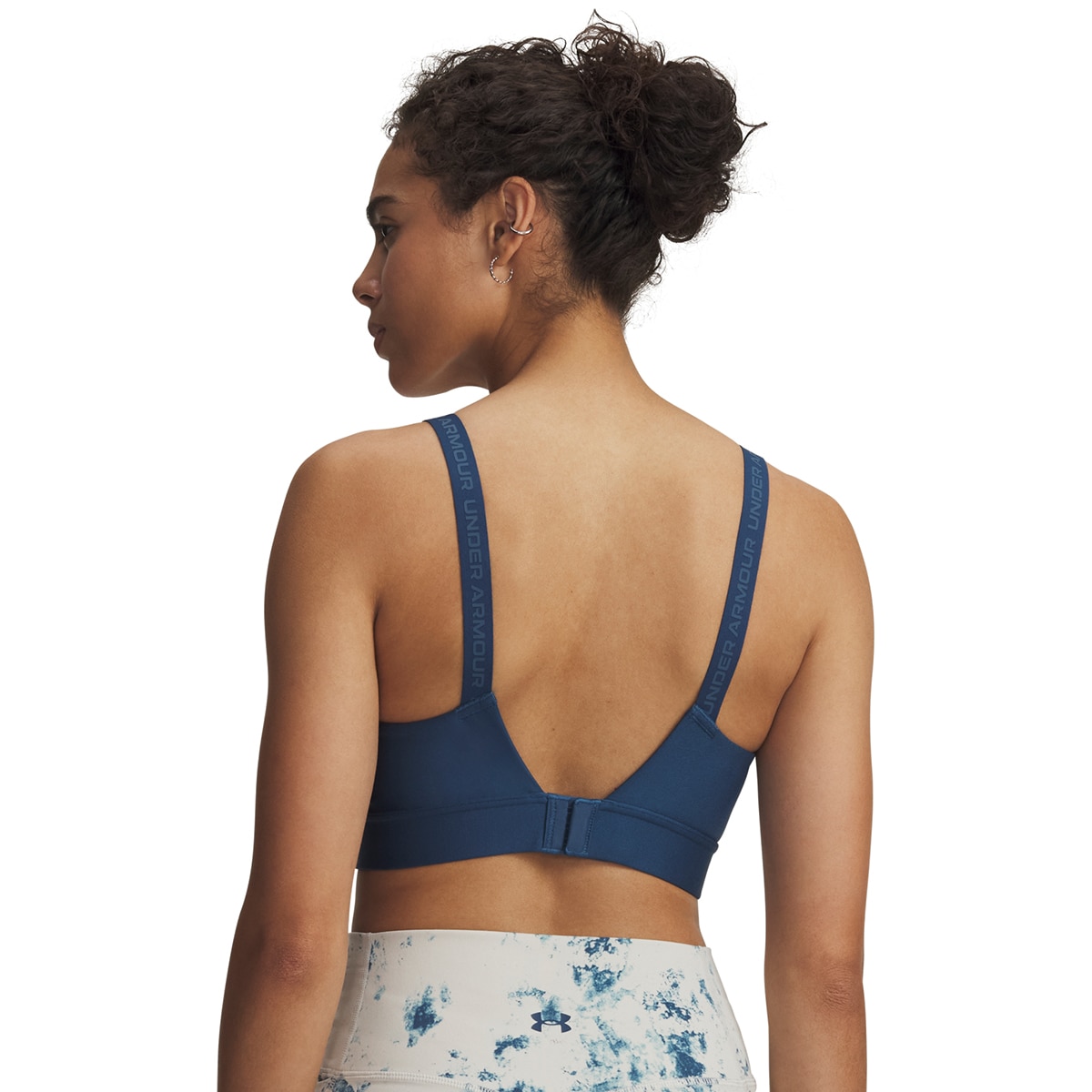 Soutiens de Mulher Training UA Infinity Mid 2.0 Bra Azul-escuro-4