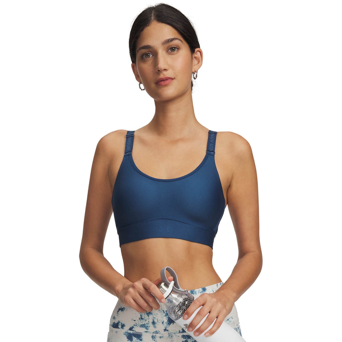 Soutiens de Mulher Training UA Infinity Mid 2.0 Bra Azul-escuro-8
