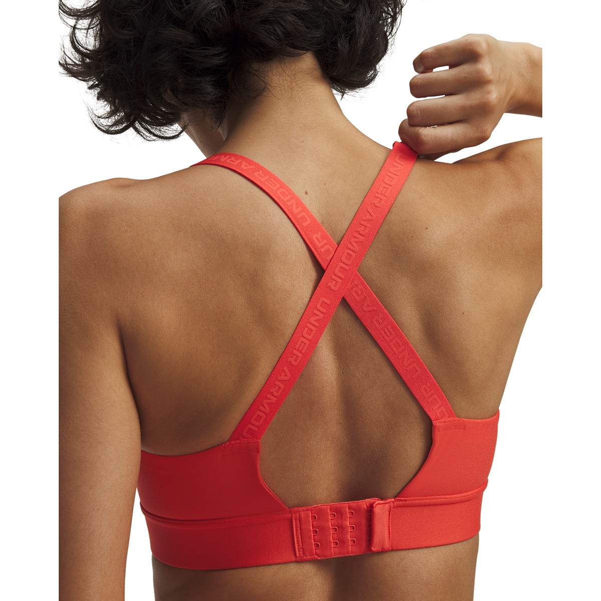 Soutiens de Mulher Training UA Infinity Mid 2.0 Bra Vermelho-6