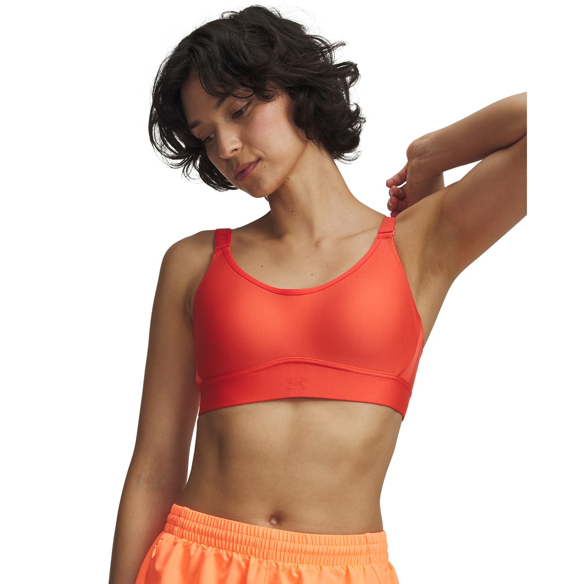 Soutiens de Mulher Training UA Infinity Mid 2.0 Bra Vermelho-8