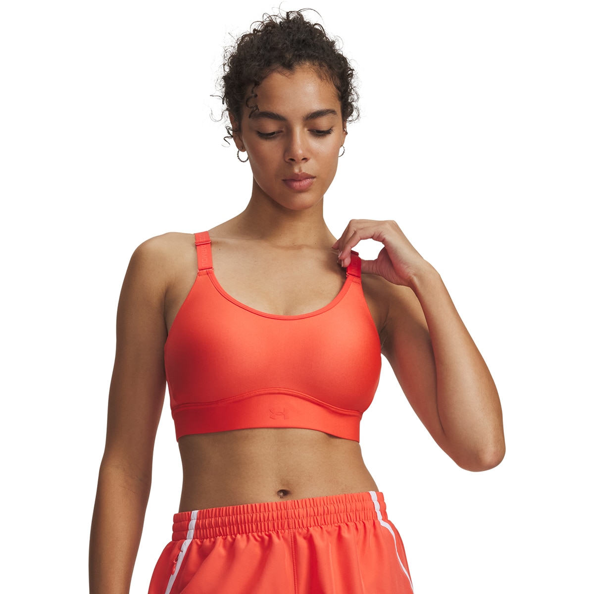 Soutiens de Mulher Training UA Infinity Mid 2.0 Bra Vermelho-9