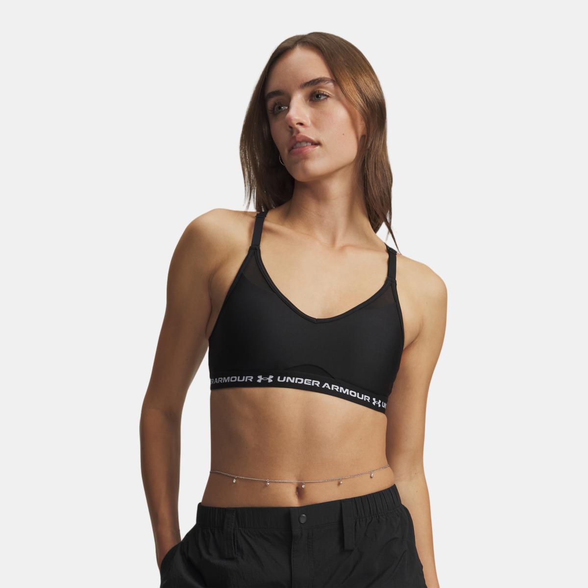 Top de Training de Mulher UA Crossback Low Bra Preto-4