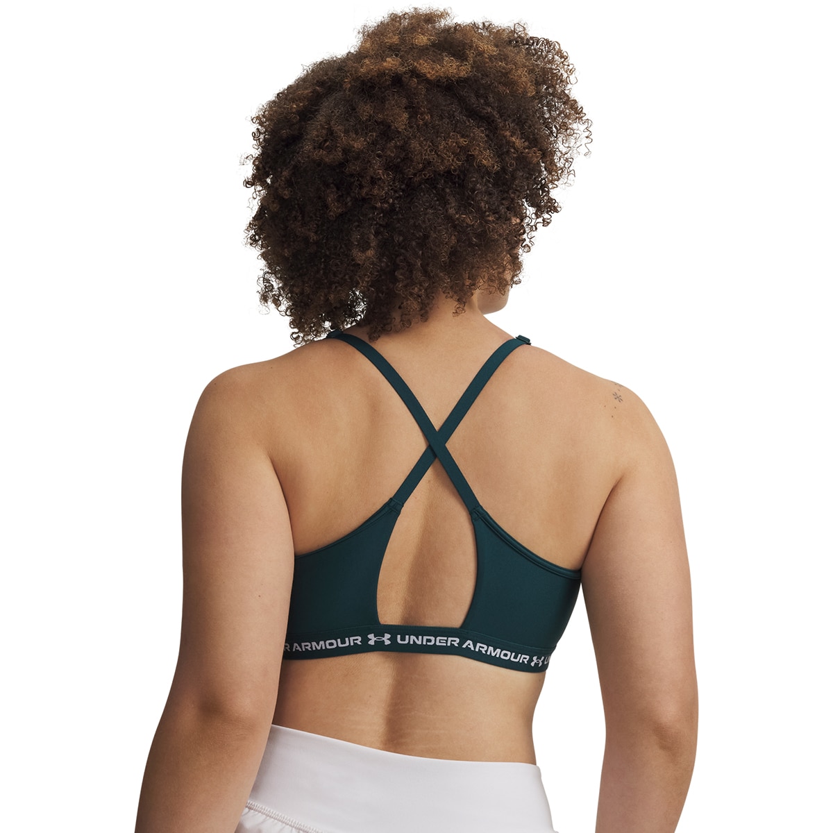 Soutiens de Mulher Training UA Crossback Low Bra Verde-escuro-3