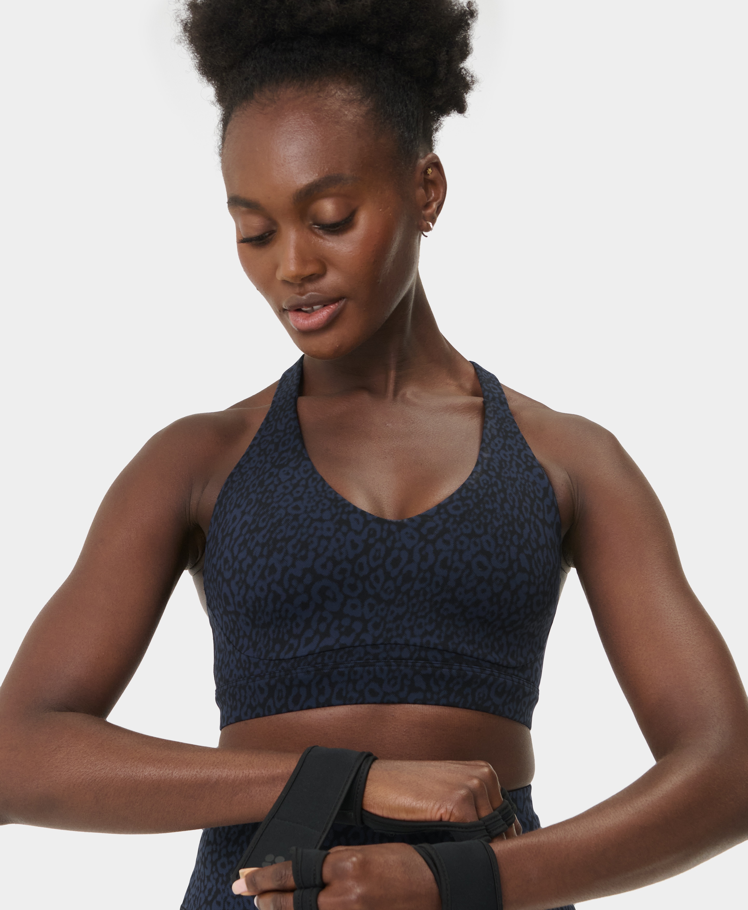 Tops de Mulher Power Pulse Bra Azul-5